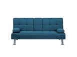 3-SITZER-SCHLAFSOFA Polyester Blau Roxen