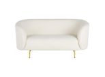 2-SITZER-SOFA Polyester Weiß Loen
