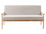 Sofa 3-Sitzer Hellbraun/Grau Esrum