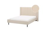 Polsterbett Mit Lattenrost 140X200 Cm Beige Villette
