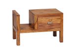 Nachttisch – Massivholz, Landhausstil, 60X30X40 Cm, Schublade & Ablage