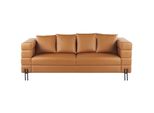 3-SITZER-SOFA Kunstleder Braun Granna