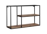 Wandregal Mango Massivholz Industrial Stil 60X40X18 Cm