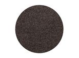 Teppich Kurzflor Ammer In Braun, Einfarbig, Ø 160 Cm