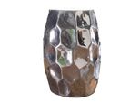 Beistelltisch Aluminium Hammerschlag Pflegeleicht Enns, Silber 30X30X47 Cm