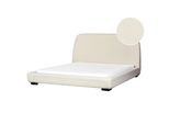 Polsterbett Mit Lattenrost 160X200 Cm Beige Roisel