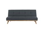 3-SITZER-SCHLAFSOFA Dunkelgrau Froya