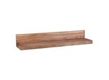 Wandregal Nako Massivholz Flexibles Design Landhausstil, Beige 110X24X17 Cm