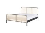 Bett Mit Lattenrost 160/200 Cm Hellbraun Gonfaron