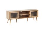 TV-MÖBEL Heller Holzfarbton Albany