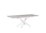 Esstisch 160-200/90/75 Cm Weiß Rechteckig Moira