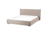 Polsterbett Mit Lattenrost 160X200 Cm Beige Lestre