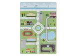 Kinderteppich Traun, Mit SpielstraßEn-Motiv, GrüN, 120 X 170 Cm