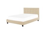 Bett Mit Lattenrost 180X200 Cm Beige La Rochelle