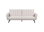 3-SITZER-SCHLAFSOFA Samtstoff Beige Vimmerby