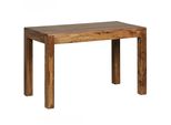 Esstisch Massivholz Akazie Rechteckig Handgefertigt Nako, Braun 120X60X76 Cm