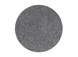 Teppich Kurzflor Ammer In Grau, Einfarbig, Ø 160 Cm