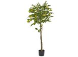Kunstpflanze Im Blumentopf 156 Cm GrüN/Schwarz Lemon Tree