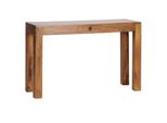 Konsolentisch Akazienholz Schublade Landhausstil Nako, Braun 120X40X70 Cm