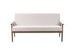 Sofa 3-Sitzer Dunkelbraun / Beige Esrum