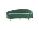 3-SITZER-SOFA Samtstoff SmaragdgrüN Savar