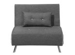 1-SITZER-SCHLAFSOFA Polyester Grau Farris