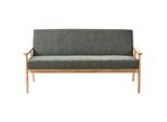 Sofa 3-Sitzer Hellbraun/GrüN Esrum