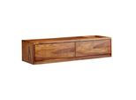 Lowboard HäNgend Massivholz Modern Stil Mit 2 Schubladen