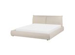 Polsterbett Mit Lattenrost 180X200 Cm Beige Vinay