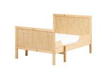 Kinderbett Mitwachsend 90X130/160/200 Cm Heller Holzfarbton Montigny