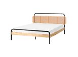 Bett Mit Lattenrost 160/200 Cm Hellbraun Boussicourt