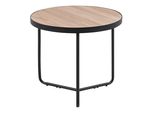 Beistelltisch Heller Holzfarbton/Schwarz 50Cm Melody
