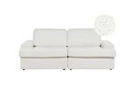 3-SITZER-SOFA Bouclé Cremeweiß Alla