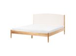 Bett Mit Lattenrost 180/200 Cm Hellbraun Clairac