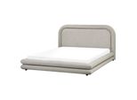 Polsterbett Mit Lattenrost 160X200 Cm Beige Lavardens