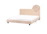 Polsterbett Mit Lattenrost 180X200 Cm Beige Albi