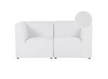 2-SITZER-SOFA Cord Cremeweiß Lemvig