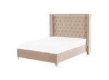 Polsterbett Mit Lattenrost 140X200 Cm Beige Lubbon