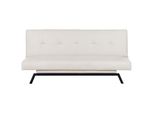 3-SITZER-SCHLAFSOFA Cremeweiß Leeds