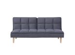 3-SITZER-SCHLAFSOFA Dunkelgrau Siljan