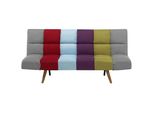 3-SITZER-SCHLAFSOFA Polsterbezug Bunt Ingaro