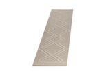 Teppich Outdoor Imst In Beige, Im Boho-Stil, Aus Polypropylen, 80 X 250 Cm
