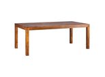 Esstisch Massivholz Akazie Rechteckig Handgefertigt Nako, Braun 180X90X76 Cm