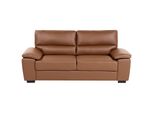 3-SITZER-SOFA Kunstleder Goldbraun Vogar