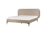 Polsterbett Mit Lattenrost 140X200 Cm Beige Suzette