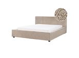 Polsterbett Mit Lattenrost 160X200 Cm Beige Mirande