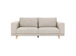 3-SITZER-SOFA Polsterbezug Hellbeige Nivala