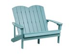 Gartenbank Adirondack 125 Cm Hellblau