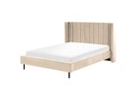 Bett Mit Lattenrost 140X200 Cm Beige Villette