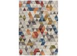 Wollteppich Esk, Geometrisch, Bunt, 160 X 230 Cm